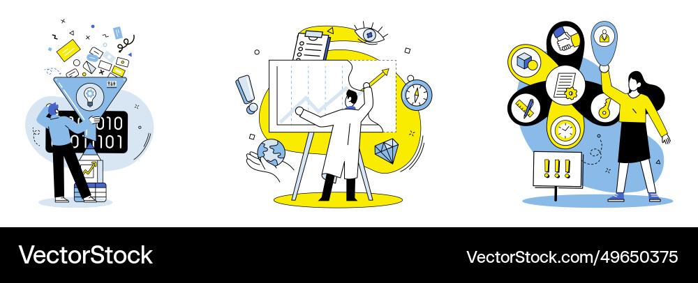 Machine learning the idea using Machine learning the idea using vector image