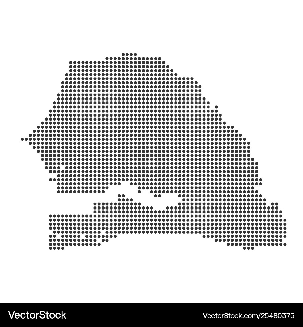 Map with dot Royalty Free Vector Image - VectorStock
