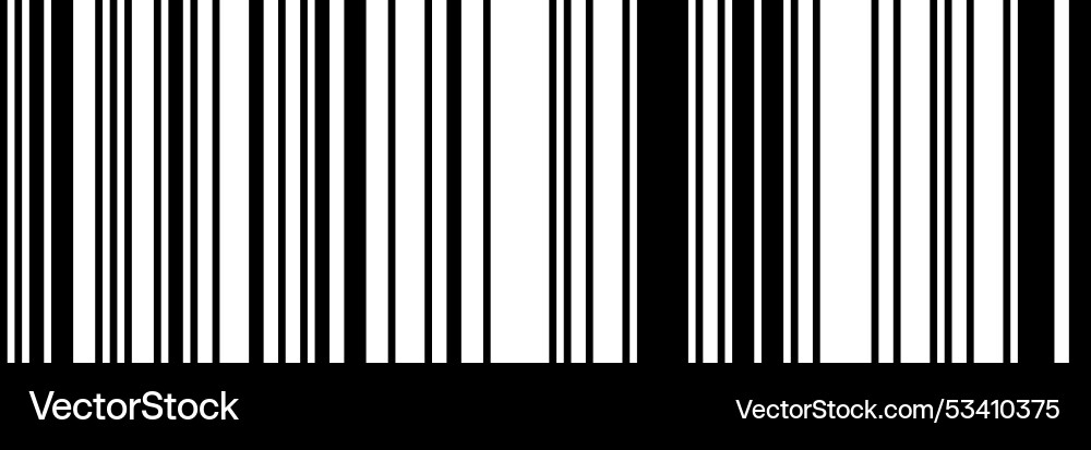 Monochrome bar code seamless pattern Monochrome bar code seamless pattern vector image