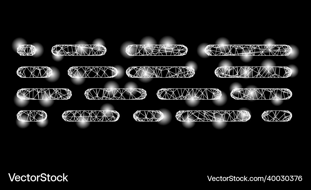 Glowing net mesh transition effect lines Glowing net mesh transition effect lines vector image