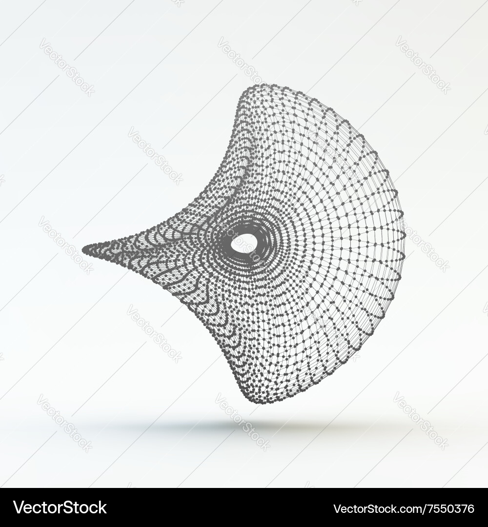 Lattice geometric polygonal element grid vector image