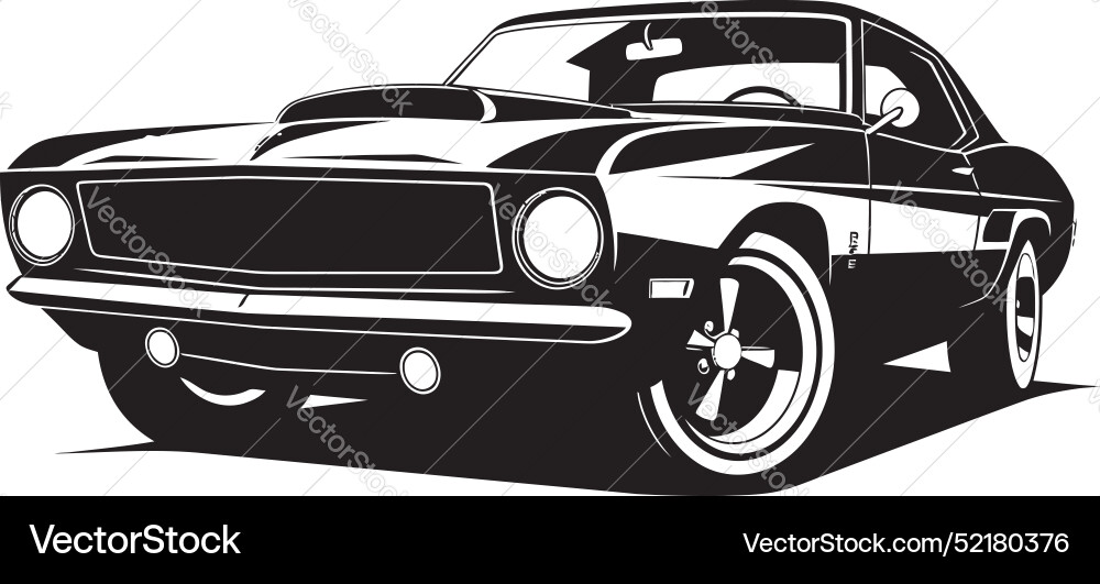 Power and performance muscular american logo Power and performance muscular american logo vector image