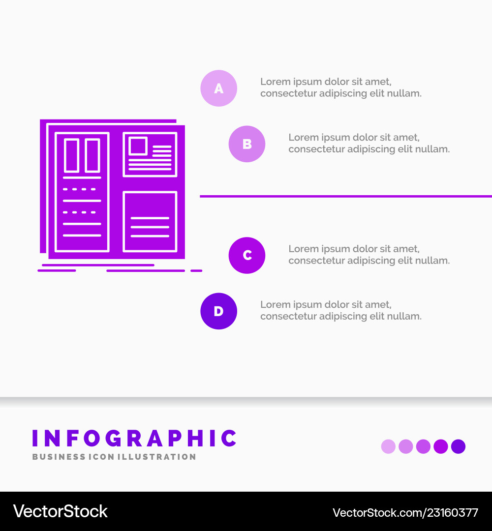 Design grid interface layout ui infographics Design grid interface layout ui infographics vector image