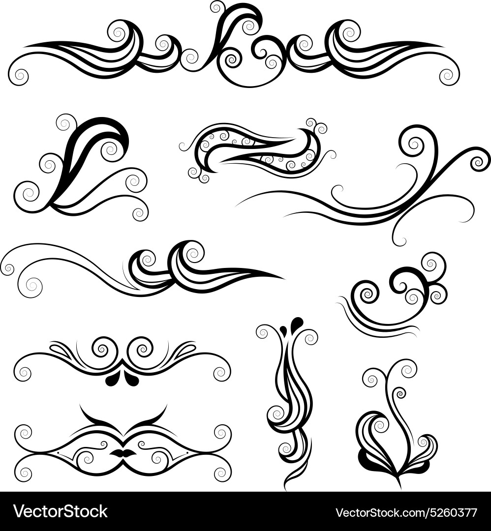 Elegant Swirl Pattern Vector Image