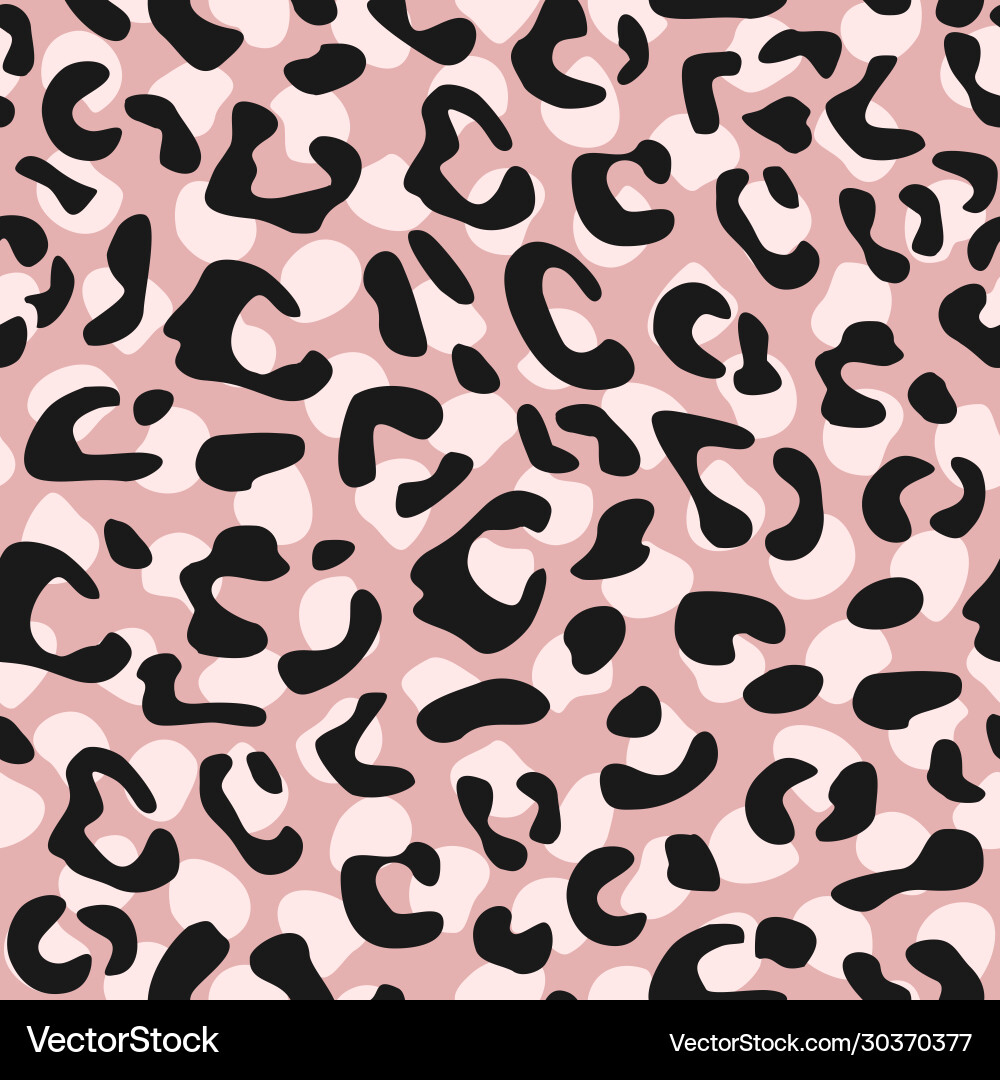 Seamless leopard pattern design tile print Seamless leopard pattern design tile print vector image