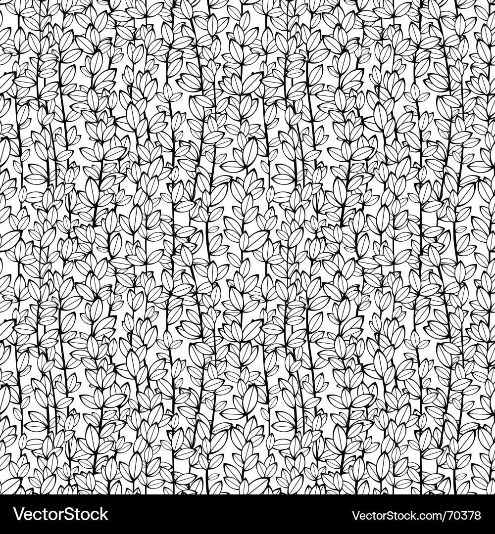 Elegant Leaf Pattern Background vector image