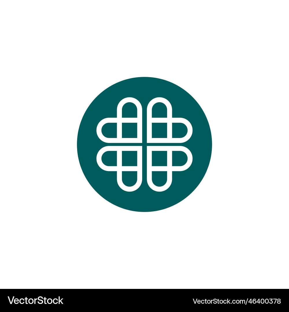 Flat design icon hospital Vector Image