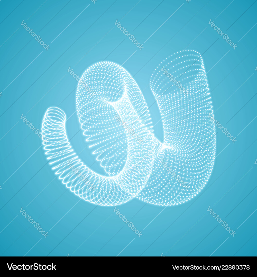 Helix connection structure 3d Helix connection structure 3d vector image