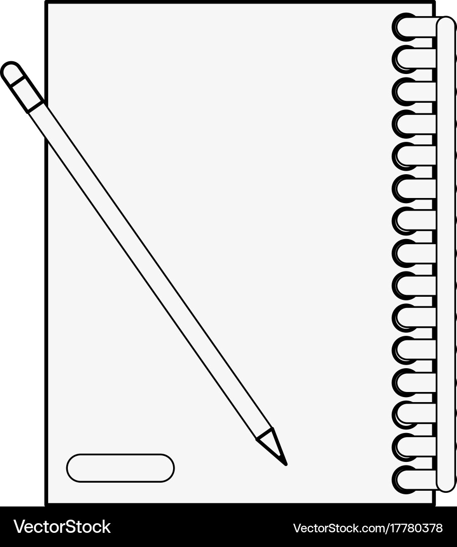 Notebook icon image vector image