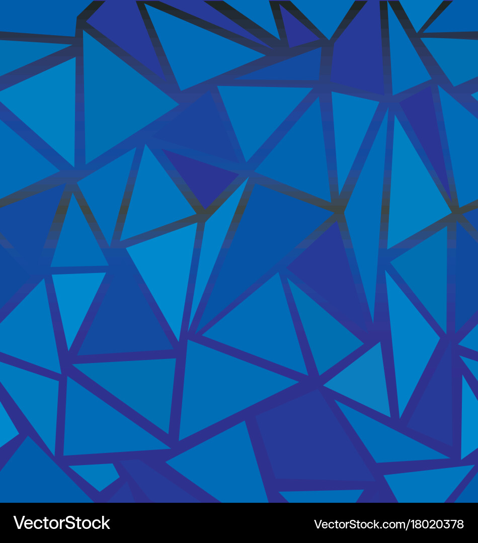 Structure of triangles vector image
