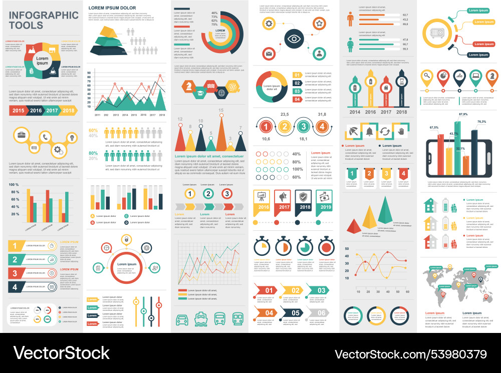Infographic elements data visualization design Infographic elements data visualization design Vector Image