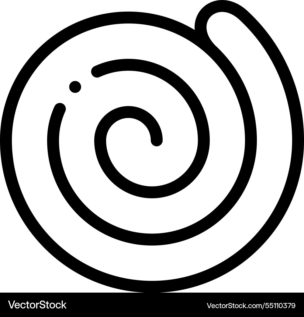 Muzzle icon thin linear style design isolated Muzzle icon thin linear style design isolated vector image