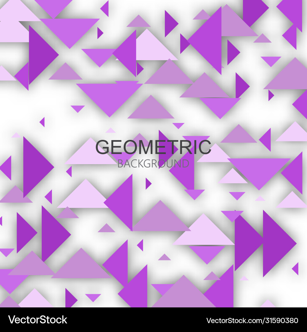 Abstract geometric background with lilak triangles Abstract geometric background with lilak triangles vector image