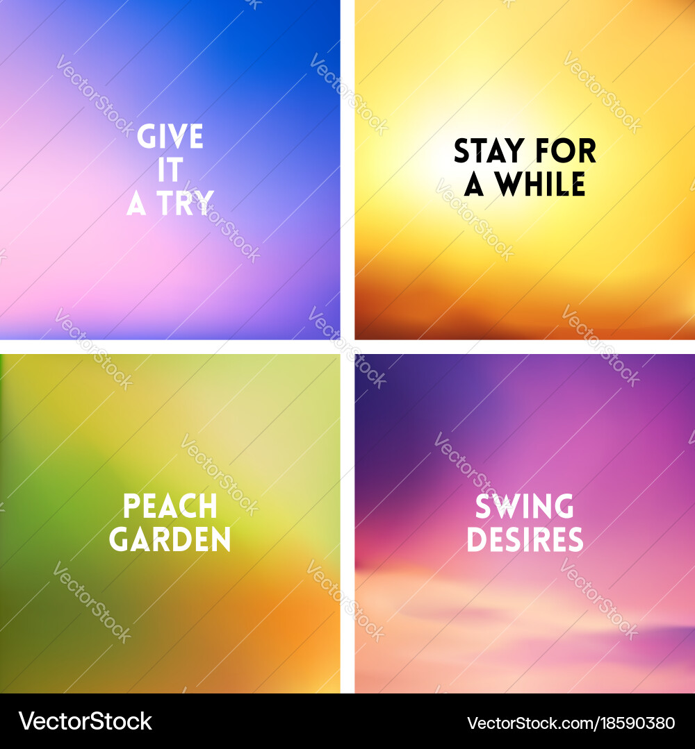 Abstract multicolored blurred background Vector Image