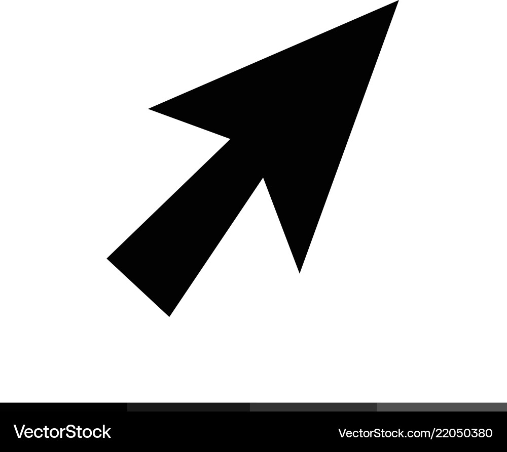Computer mouse cursor icon design Vector Image