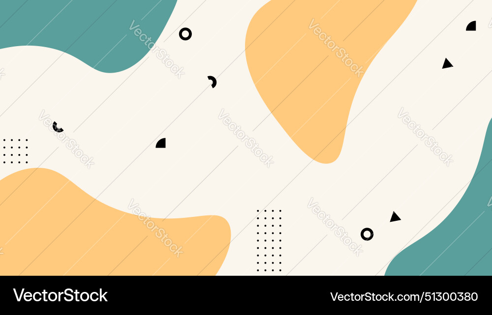 Seamless pattern background with abstract shapes vector image