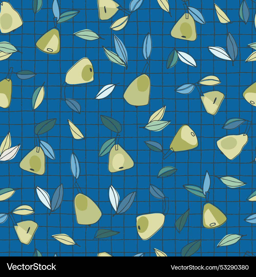 Seamless pattern with pears for surface design Seamless pattern with pears for surface design vector image