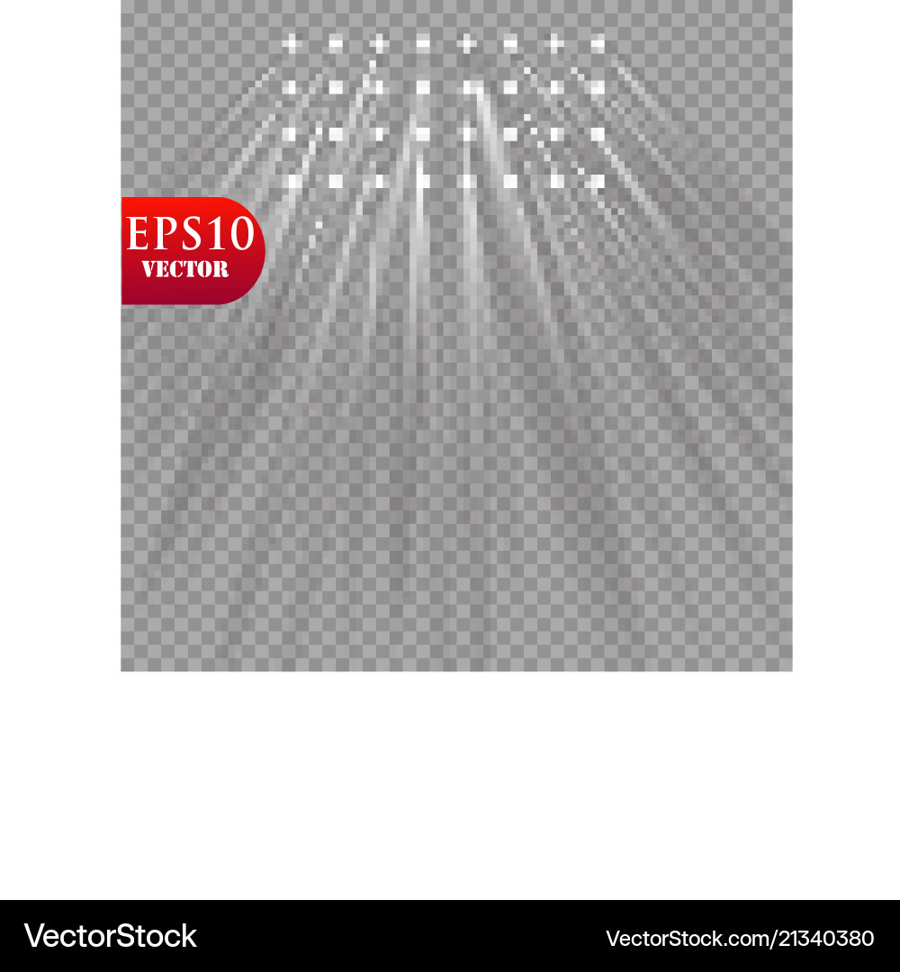 Spotlights scene light effects Spotlights scene light effects vector image