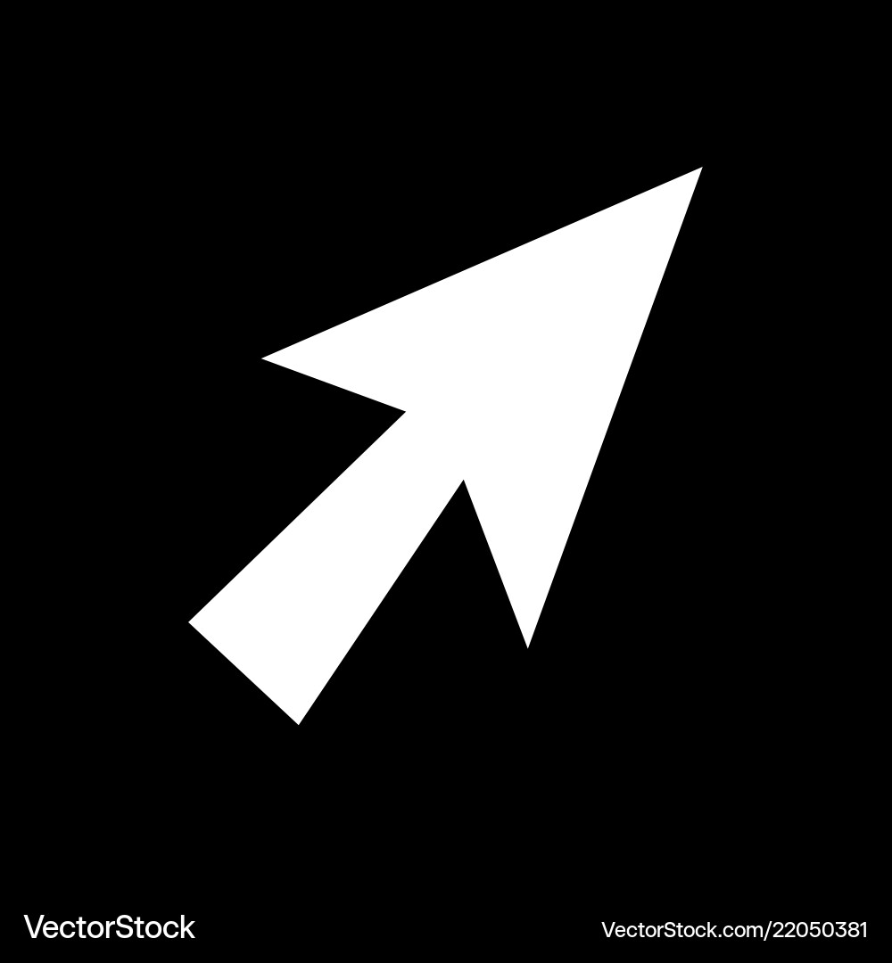 Computer mouse cursor icon design Vector Image
