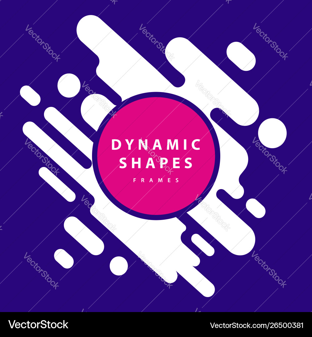 Dynamic Abstract Frames Background vector image