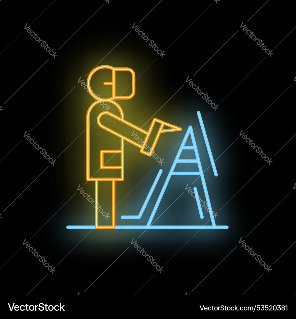 Man using virtual reality headset exploring Man using virtual reality headset exploring vector image