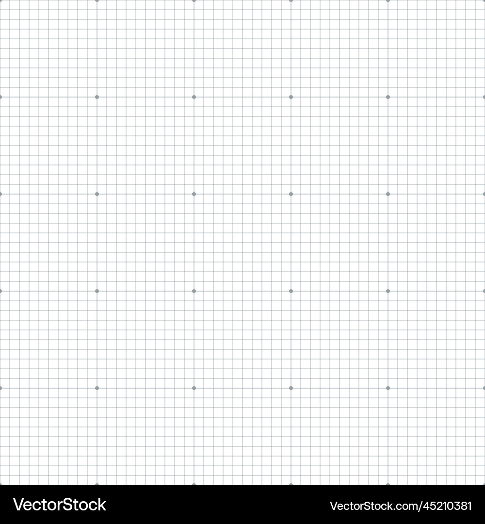 Millimeter graph paper grid seamless pattern Millimeter graph paper grid seamless pattern vector image