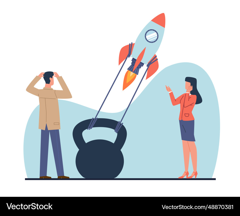 Problem or nuisance preventing start up Problem or nuisance preventing start up vector image