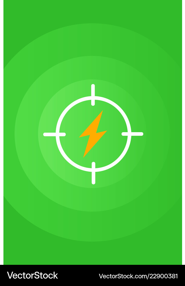 Ui Design erkennt Kraft Vektorbild