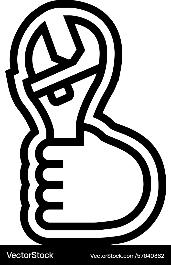 Assembly required line icon Assembly required line icon Vector Image