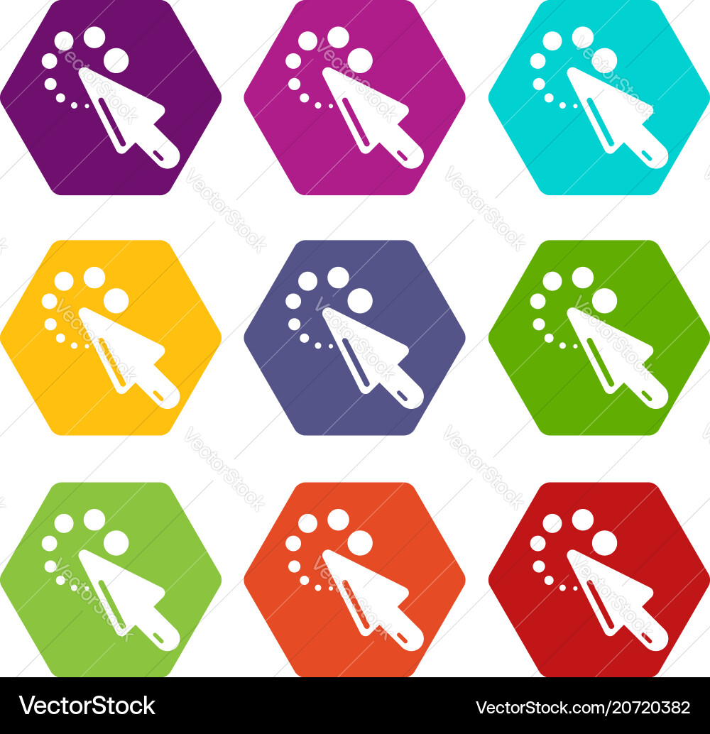 Cursor Ladesymbole Set 9 Vektorbild