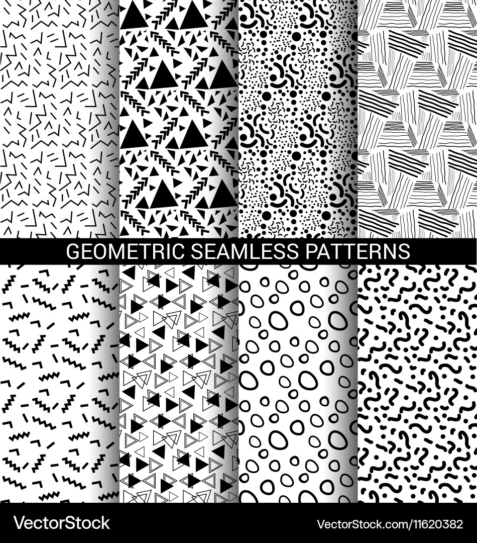 Geometric Abstract Patterns vector image