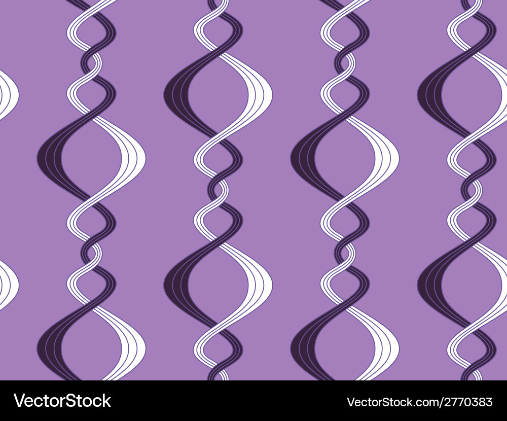 Curved Line Pattern vector image