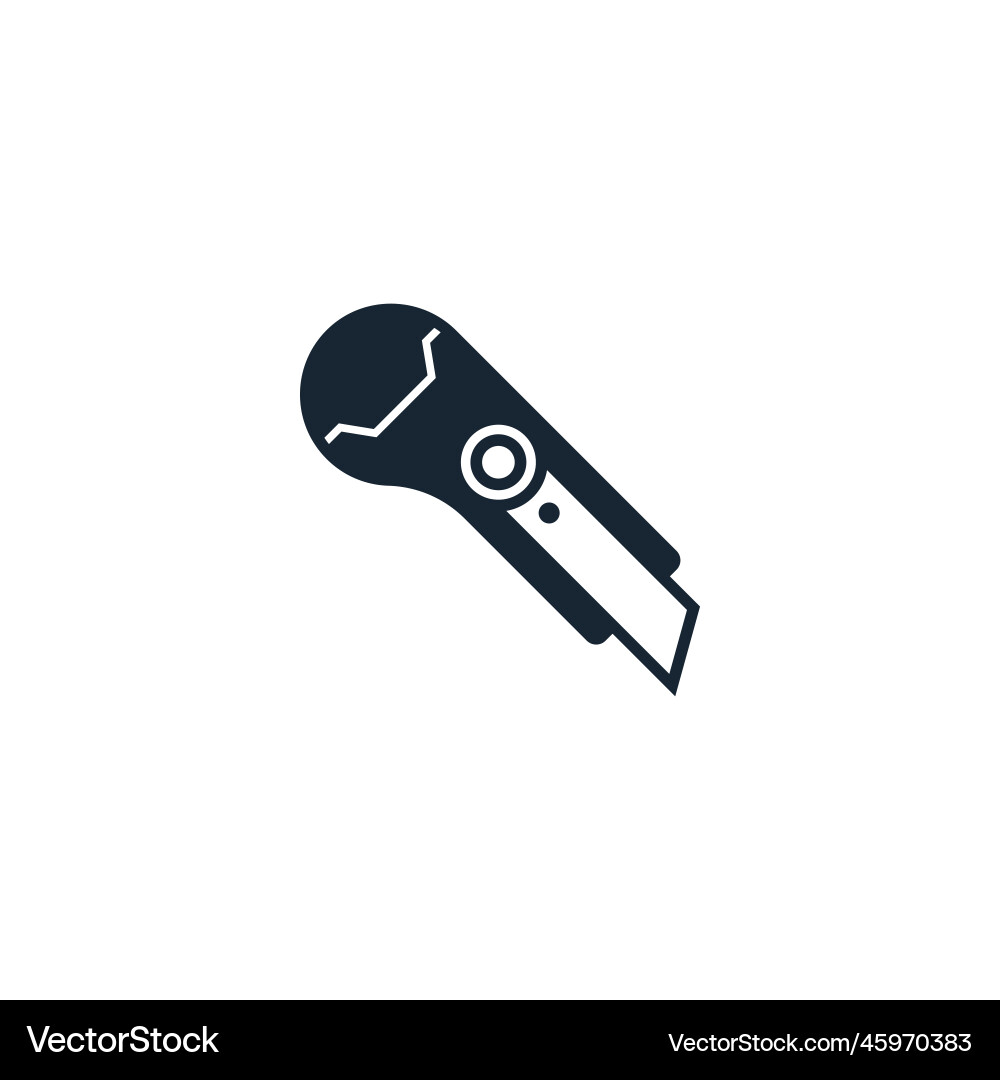 Cutter knife creative icon from stationery icons Vector Image