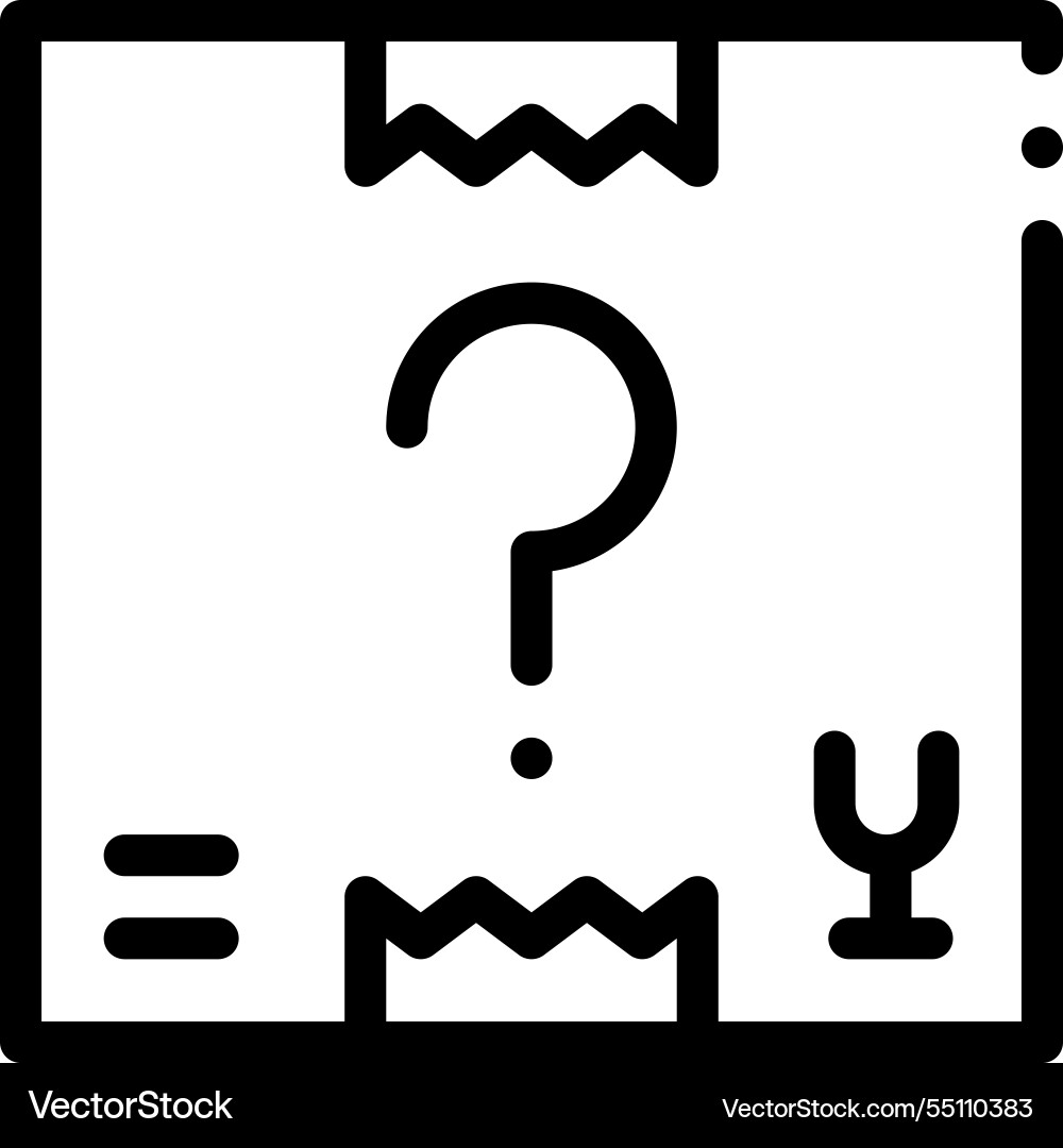 Myth icon thin linear style design isolated vector image