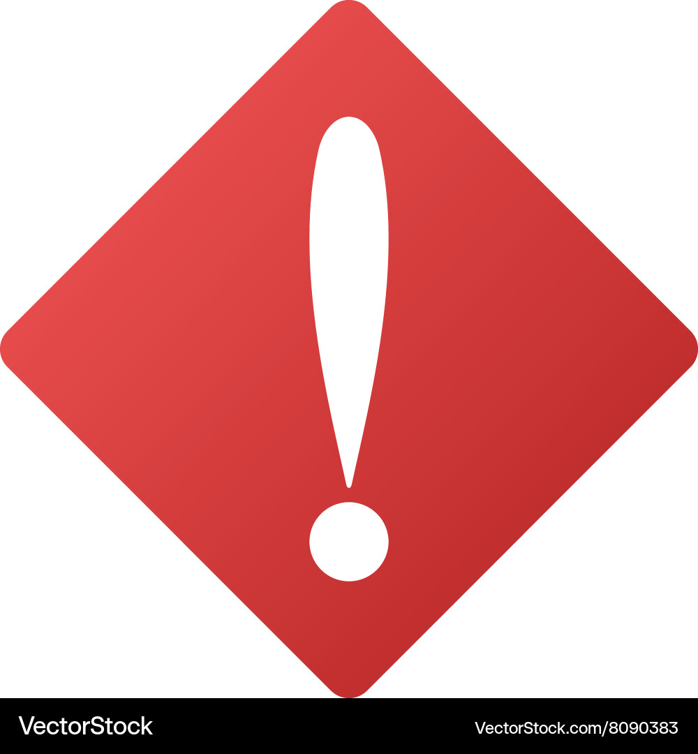 Problem gradient icon vector image