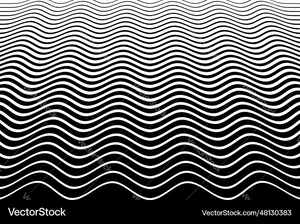 Wavy lines pattern Wavy lines pattern vector image
