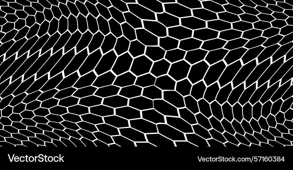 3d undulating structure composed of graphene vector image
