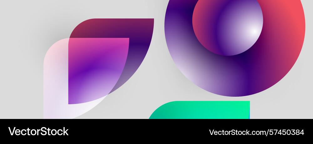Abstract shapes overlap creating vibrant Abstract shapes overlap creating vibrant vector image