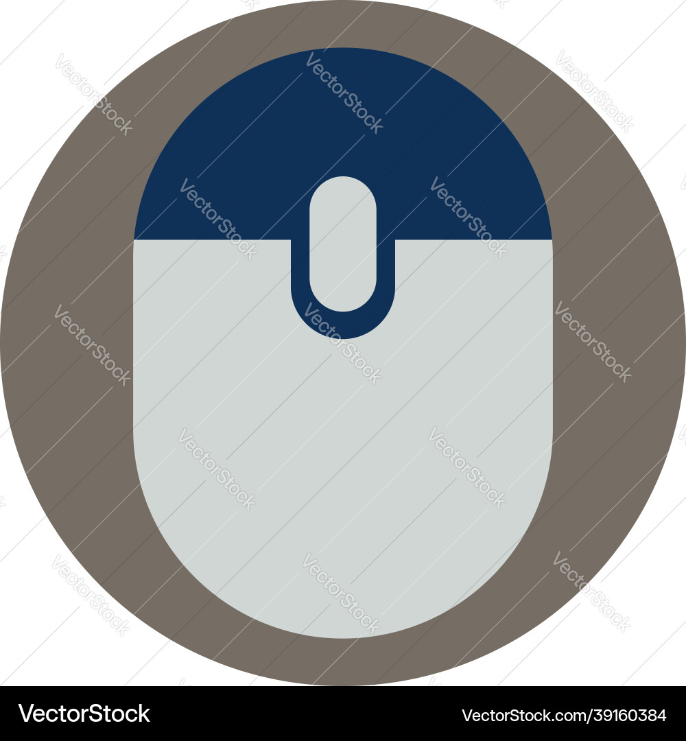 Computer mouse on a white background vector image