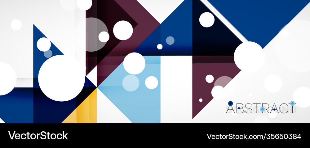 Geometric abstract background techno color Geometric abstract background techno color vector image