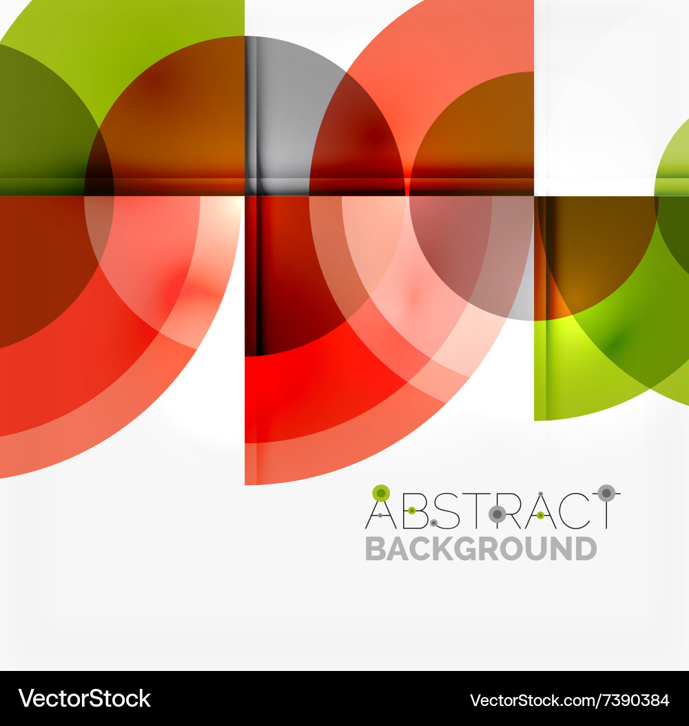 Geometric design abstract background - circles vector image