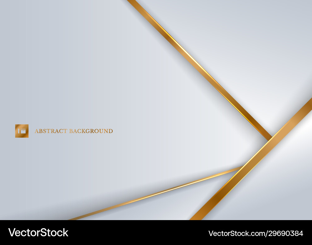 Golden Overlapping Lines Background vector image