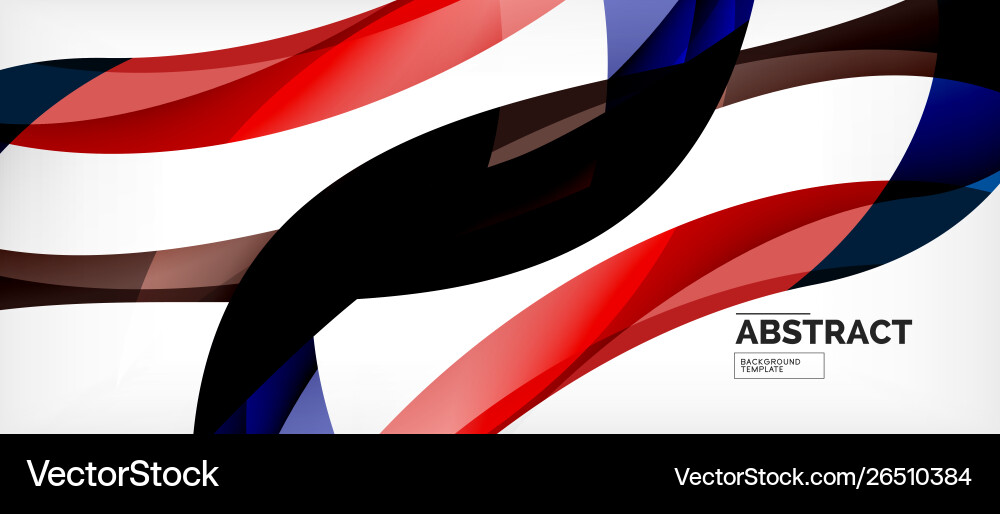 Linear wave web template Linear wave web template Vector Image