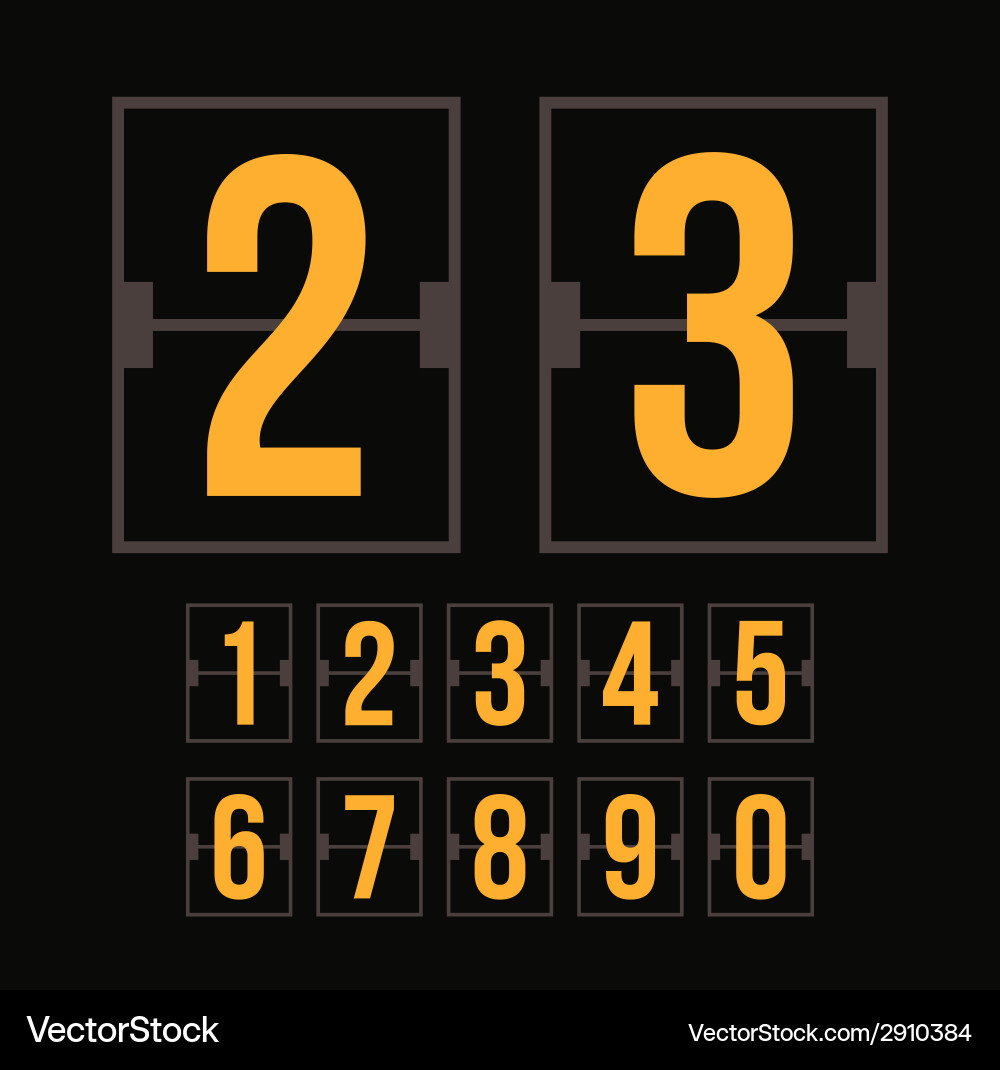 Outline countdown timer white color flat Vector Image