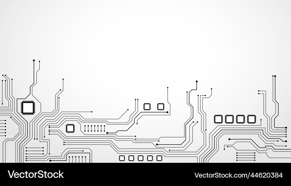 Technology background with hi-tech digital Technology background with hi-tech digital vector image