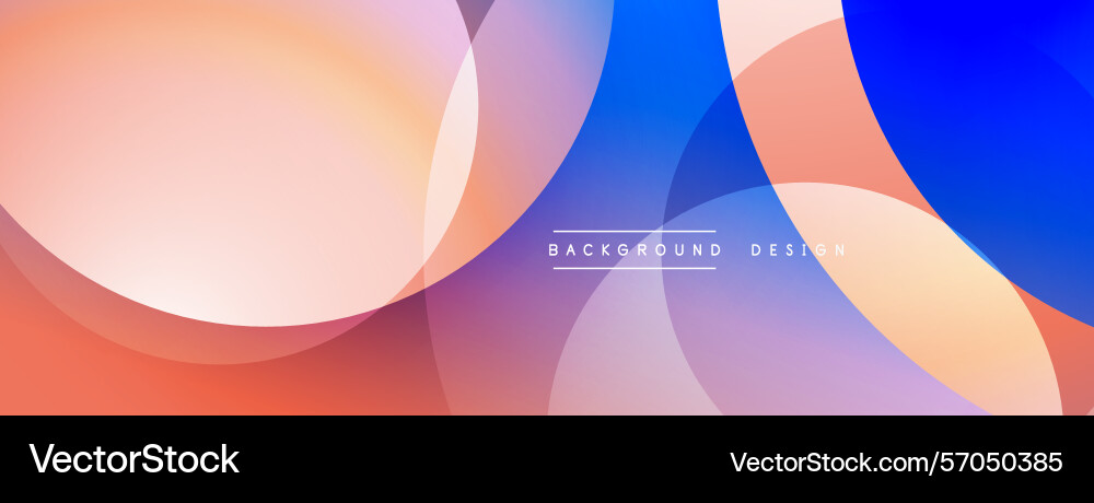 Abstract colorful circles overlap creating Abstract colorful circles overlap creating vector image