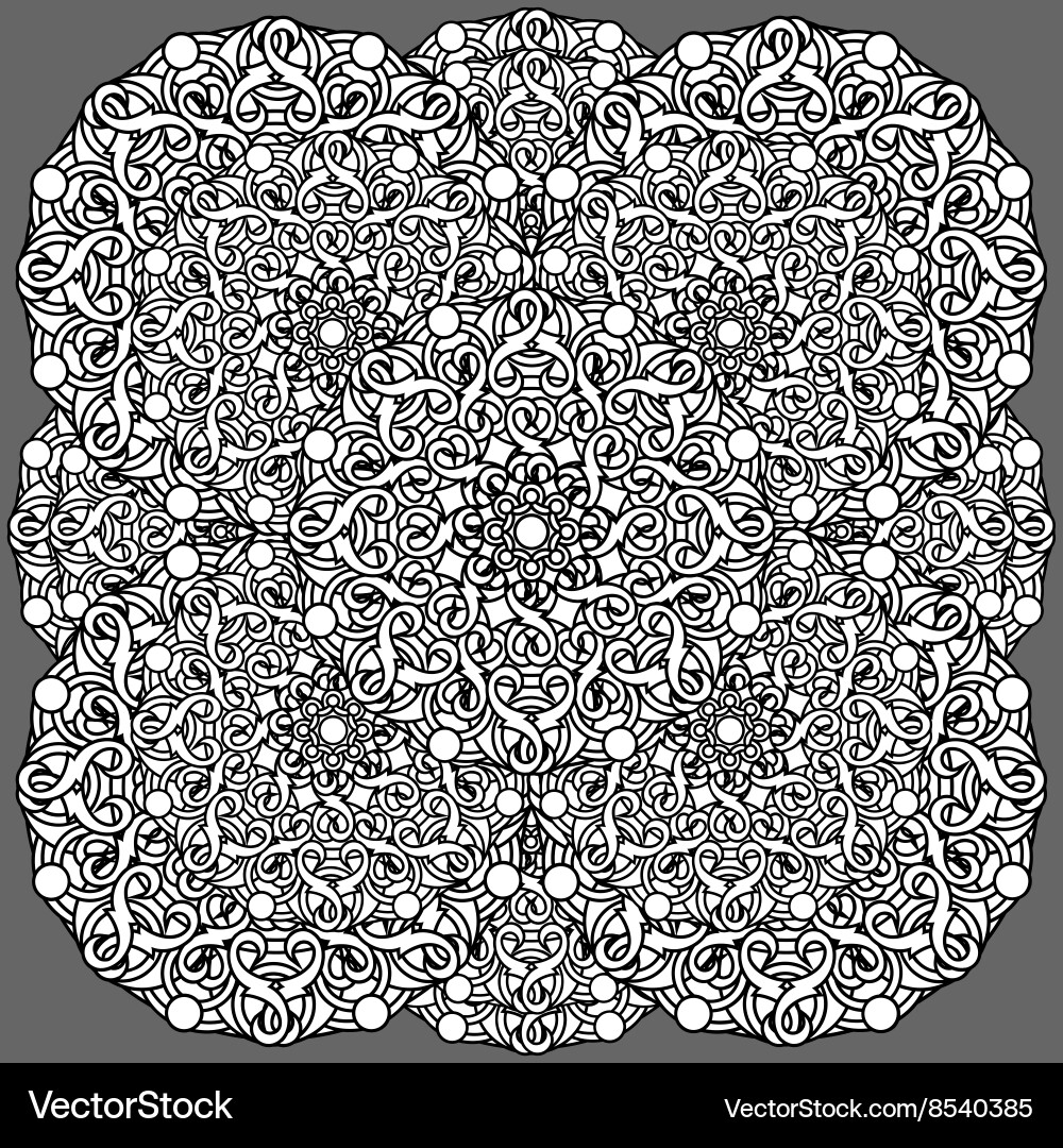 Decorative design element with a circular Vector Image