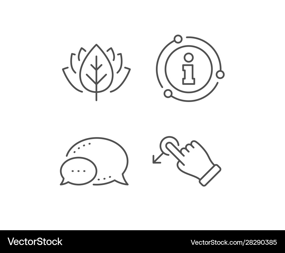 Drag drop gesture line icon slide arrow sign Drag drop gesture line icon slide arrow sign vector image