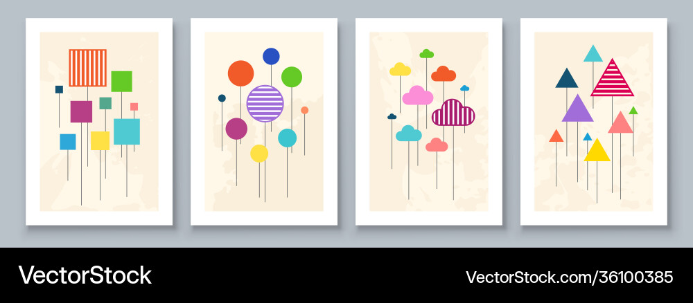 Geometric Abstract Background vector image