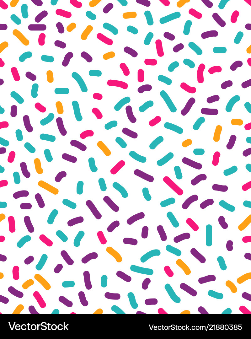 Seamless pattern with confetti Vector Image